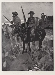 Mit General Gatacres Truppe, Späher bei der Arbeit